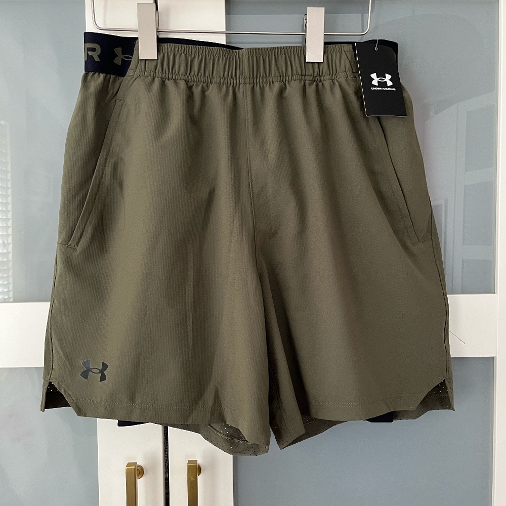 NEW Men's Under Armour Vanish Woven 2-in-1 Shorts